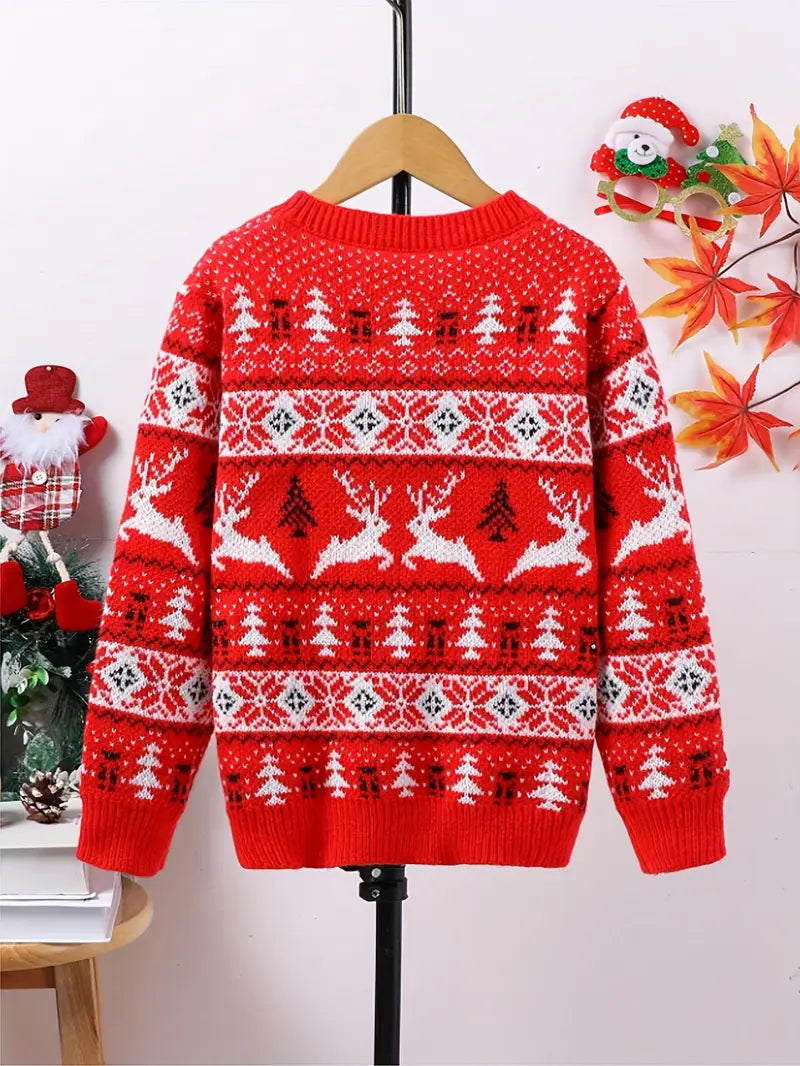 CozyXmas - Red Reindeer Sweater Unisex