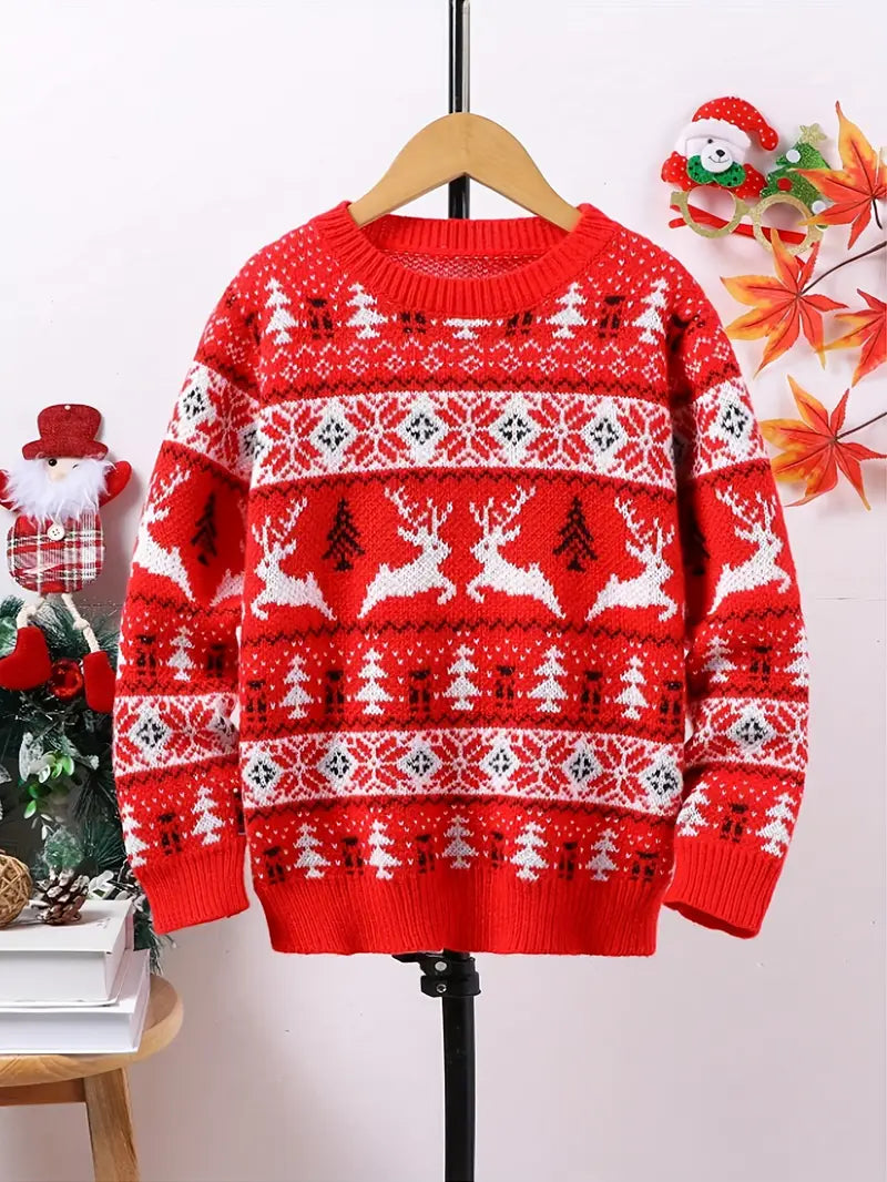 CozyXmas - Red Reindeer Sweater Unisex