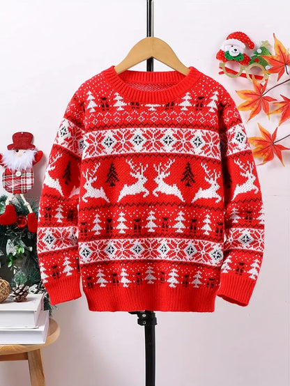 CozyXmas - Red Reindeer Sweater Unisex