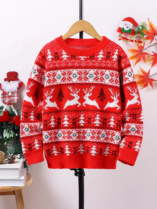 CozyXmas - Red Reindeer Sweater Unisex